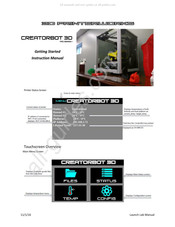 3DPrinterWorks CreatorBot 3D Pro II Series Instruction Manual