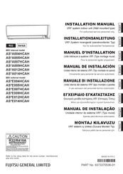 Fujitsu AS E009HCAH Series Installation Manual