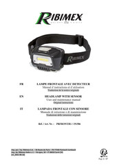 Ribimex PRFRONT/B1 User And Maintenance Manual