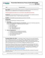 Ankom Delta Preventative Maintenance Manual
