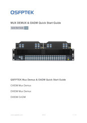 QSFPTEK CWDM Mux Demux Quick Start Manual