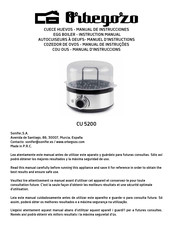 Orbegozo CU 5200 Instruction Manual