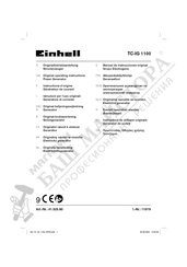EINHELL TC-IG 1100 Original Operating Instructions