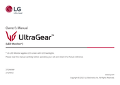 LG UltraGear 27GP95U Owner's Manual