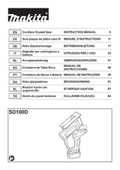 Makita SD100DZJ Instruction Manual