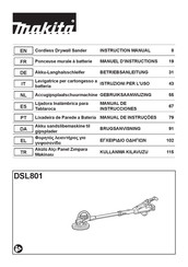 Makita DSL801 Instruction Manual