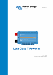 Victron energy Lynx Class-T Power In Series Manual