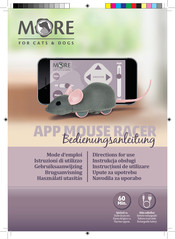 More APP MOUSE RACER Directions For Use Manual