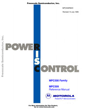 Freescale Semiconductor MPC500 Series Reference Manual