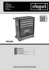 Scheppach TW1300 Manual