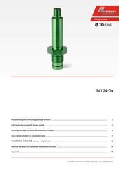 Bühler technologies BCI 24-Dx-4 Brief Instructions