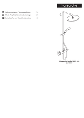 Hans Grohe Showerpipe Sanibel 5001 A18 26615000 Instructions For Use/Assembly Instructions