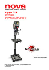 Teknatool Nova Voyager DVR Operating Instructions Manual