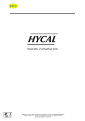 EMC Hycal Mini User Manual