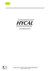 EMC HYCAL User Manual