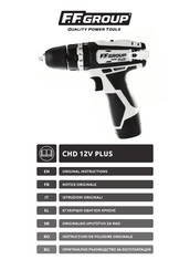 F.F. Group CHD 12V PLUS Original Instructions Manual