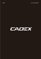 Cadex MY23 TRI Technical Manual
