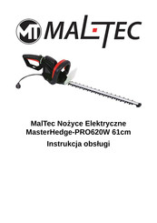 MALTEC MasterHedge-PRO620W Instruction Manual