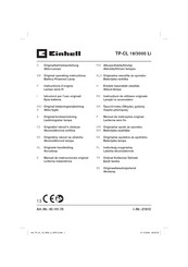 EINHELL TP-CL 18/3000 Li Original Operating Instructions