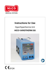 Hico Medical Systems HICO-VARIOTHERM 550 Instructions For Use Manual