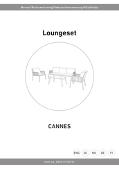 RUSTA CANNES 605011930101 Manual