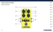 TC Electronic Helix Phaser Quick Start Manual