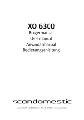 Scandomestic XO 6300 User Manual