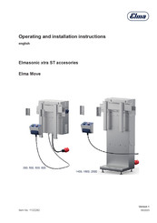 Elma Move 600 Operating And Installation Instructions