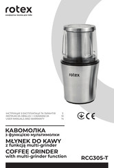 Rotex RCG305-T User Manual And Warranty