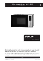 Sencor SMW 6520DSG Instruction Manual