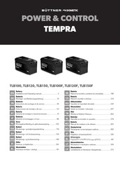 Dometic TEMPRA TLB100 Installation And Operating Manual