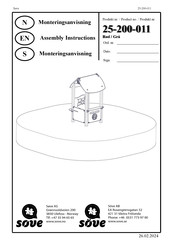Sove 25-200-011 Assembly Instructions Manual