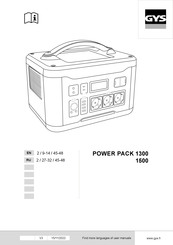 GYS 1500 Operating Manual