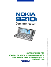 Nokia COMMUNICATOR 9210i Modem Functions Manual