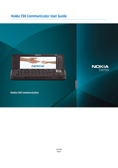 Nokia E90 Communicator User Manual