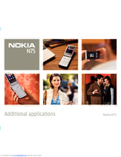 Nokia N75 Supplementary Manual