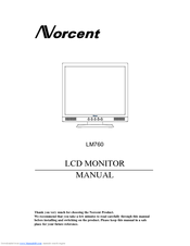 Norcent LM760 Manual