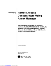 Bay Networks Bay Networks 2000 Manual