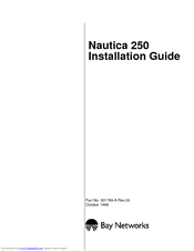 Bay Networks Nautica 250 Installation Manual