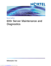 Nortel CallPilot 600r User Manual