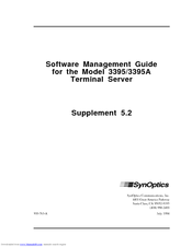 SynOptics 3395 Management Manual