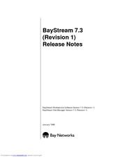 Bay Networks BayStream 7.3 Release Note