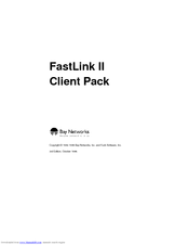 Bay Networks FastLink II User Manual