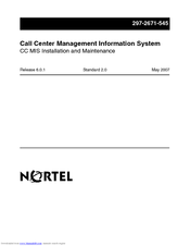Nortel CC MIS User Manual