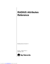 Bay Networks RADIUS Reference Manual