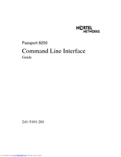 Nortel Passport 8250 Command Line Interface Manual