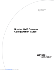 Nortel VoIP Gateway Configuration Manual