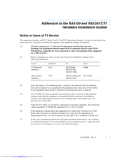 Nortel 5391 Addendum