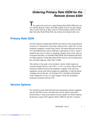 Bay Networks Remote Annex
6300 Ordering Manual