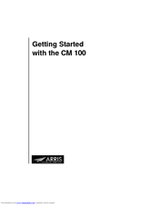Bay Networks CM 100 Getting Started Manual